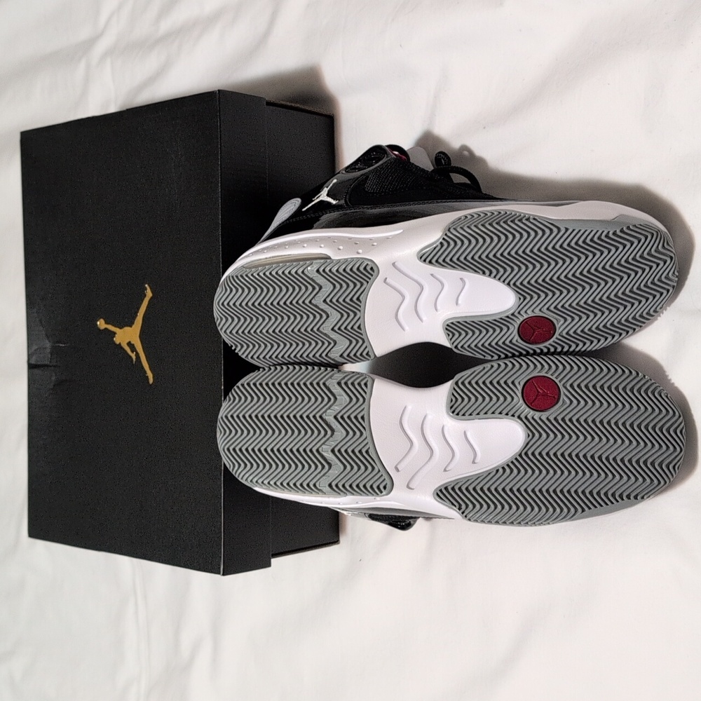 Air Jordan Black and Red Sneakers - Picture 7 of 9